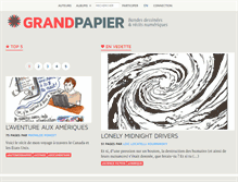 Tablet Screenshot of grandpapier.org